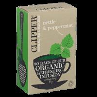 Clipper Organic Nettle & Mint 20 Tea Bags - 20   Tea Bags, Peppermint