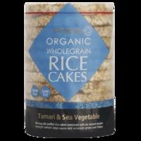 Clearspring Organic Rice Cakes Tamari & Sea Vegetables 102g - 102 g, Black