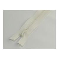 Clearance Nylon Closed End Dress Zip 18cm Ivory