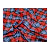 Clan Tartan Polyester & Wool Blend Check Dress Fabric Maclachlin