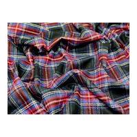 Clan Tartan Polyester & Wool Blend Check Dress Fabric