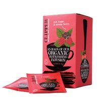 Clipper Organic Infusion Red Fruits and Aronia Berry Fairtrade Teabags (1 Pack of 25 Teabags)