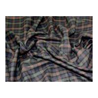 Clan Tartan Polyester & Wool Blend Check Dress Fabric Lochbrie