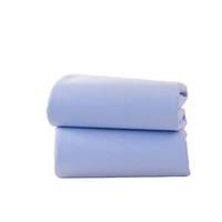 clair de lune pack of two fitted moses sheets blue