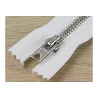 Clearance Silver Metal Closed End Trouser Zips