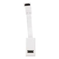 click new media mm501wh white hdmi module flylead