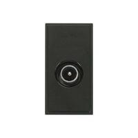 click new media black male tvfm coaxial socket module