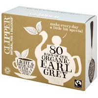 clipper organic earl grey tea 80 bags