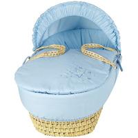 Clair de Lune Starburst Palm Moses Basket Blue