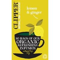Clipper Organic Lemon & Ginger Tea - 20 Bags
