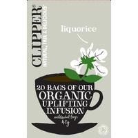 clipper organic liquorice tea 20 bags