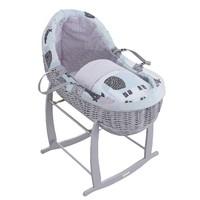 Clair de Lune Stanley and Pip Grey Willow Bassinet