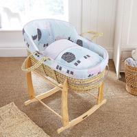 Clair de Lune Stanley and Pip High Top Palm Moses Basket