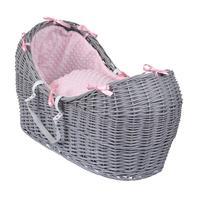 Clair de Lune Grey Noah Pod with Dimple Lining Pink