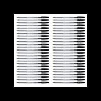 Clear Black Ballpoint Pen (50 Pack)
