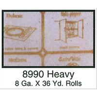 Clear Vinyl Roll - 54ins x 36yds Heavy 8 Gauge Gold Paper 234207