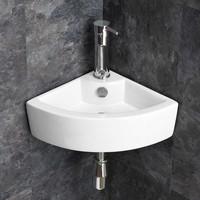 cloakroom sized wall mounted olbia small corner basin