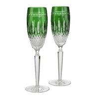 Clarendon Emerald Flute (Set of 2)