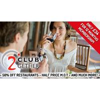 Club 2gether Membership - Tastecard, Halfords and many more