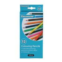 Classmaster Assorted Classroom Colouring Pencils Pack of 12 CPW12
