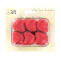 Club Green Red Foil Chocolate Hearts 25 Pack