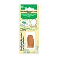 Clover Large Natural Fit Leather Thimble