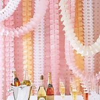 clover shape paper banner for wedding party decoartion length3m