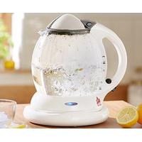 clear glass power boil kettle