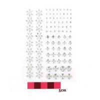 clear rhinestone gem stickers 80 pack