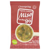 Clearspring Organic Instant Red Miso Soup, Sea Veg