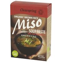 clearspring organic brown rice instant miso soup sea vegetables