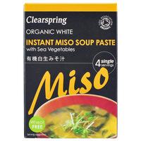 Clearspring Organic White Instant Miso Soup Paste with Sea Vegetables