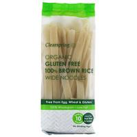 Clearspring Organic Gluten Free 100% Brown Rice Wide Noodles