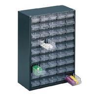 Clear 45 Drawer System Dark Grey Storage Cabinet 324193