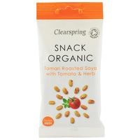 Clearspring Snack Organic Tamari Roasted Soya with Tomato & Herb