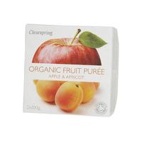 Clearspring Fruit Puree - Apple/Apricot, 2x100gr