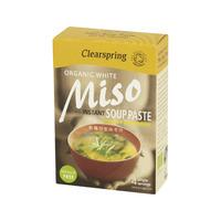 clearspring white miso soup paste with sea vegetable 4x15gr