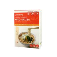 Clearspring Organic Japanese Miso Ramen Noodles with Miso Ginger Soup, 170gr