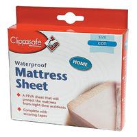 Clippasafe Waterproof Mattress Sheet (Cot Bed Size)