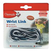 Clippasafe Wrist Link with shock absorber (Navy/White)