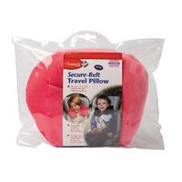 Clippasafe Secure-Belt Travel Pillow for Cars - in Pink (3-8 Yrs)