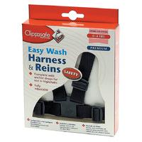 Clippasafe Easy Wash Harness and Rein Navy
