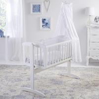 clair de lune broderie anglaise 4pc crib bedding set