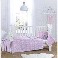 Clair de Lune Rabbits Cot Bed Set Quilt and Bumper