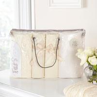 clair de lune pram 4pc gift bale in cream