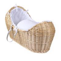 clair de lune natural noah pod with marshmallow white lining