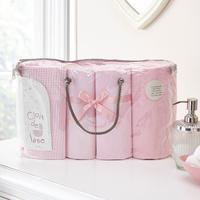 clair de lune moses 4pc gift bale in pink