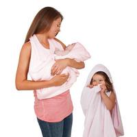 Clevamama Splash N Wrap Towel Pink