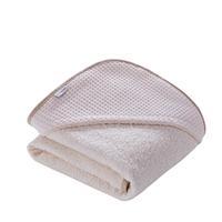 Clair de Lune Waffle Hooded Towel - in Cream