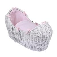 Clair de Lune White Noah Pod with Cotton Candy Pink Lining